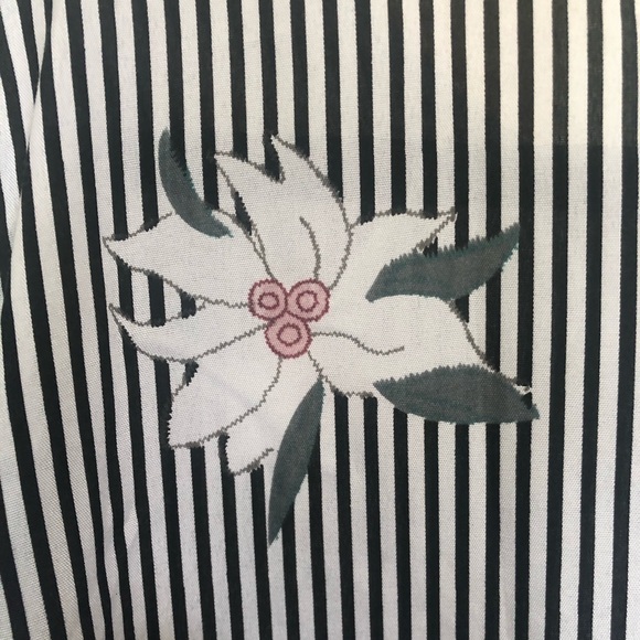 Striped Floral Bell-Sleeved Maxi Dress (M) - NWOT - Picture 6 of 6